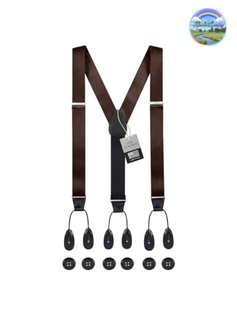 Silk Formal Tuxedo Suspenders Men Wedding Dress Pants Button